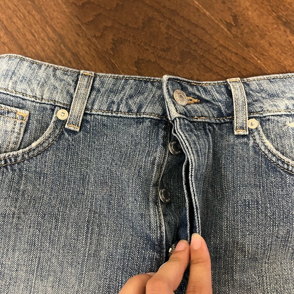 Zara Distressed Mini Skirt - Picture 2 of 4